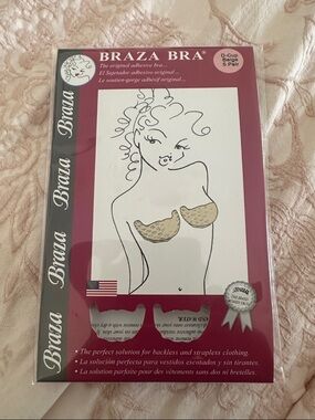 Braza Bra® Adhesive Stick-On Bra - Beige